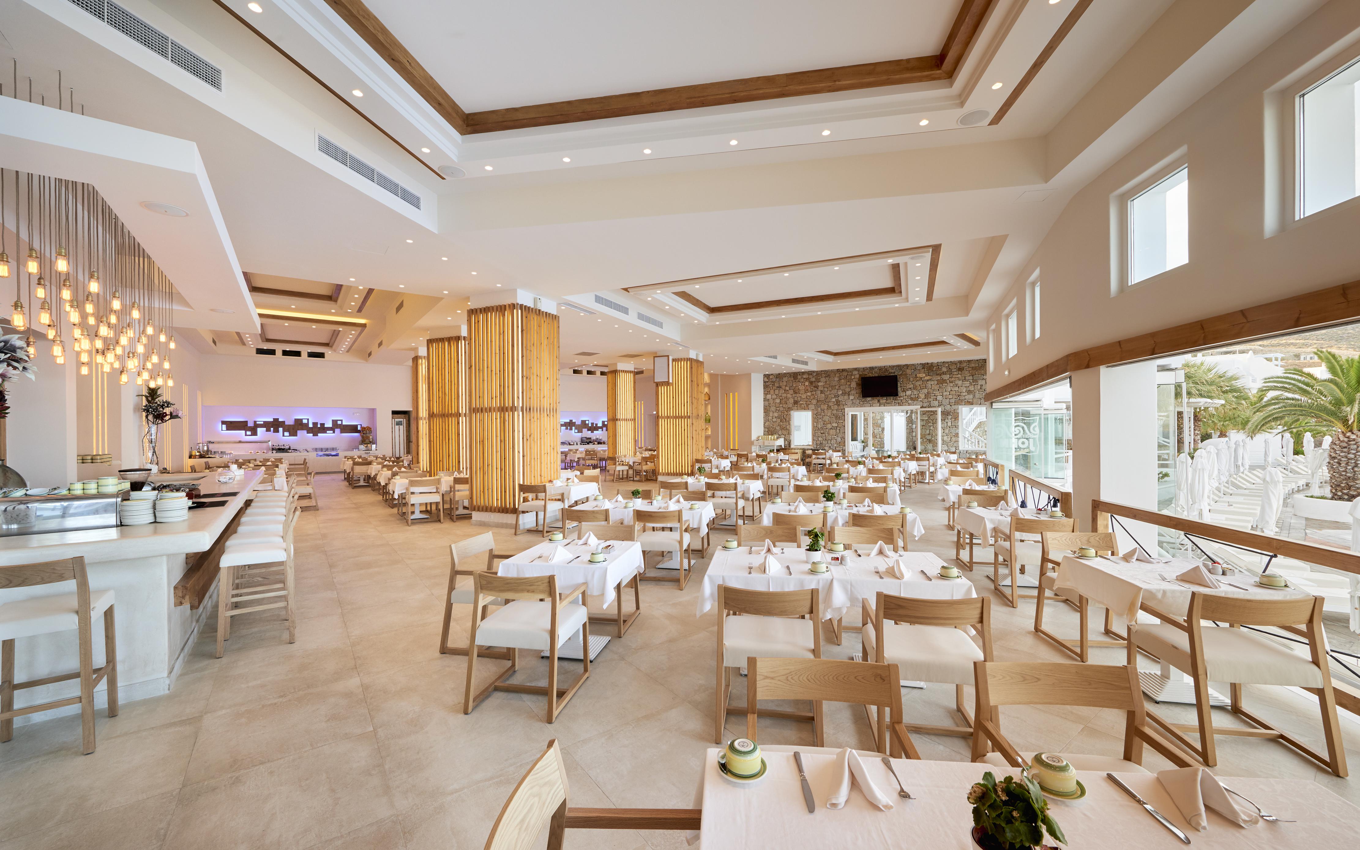 セント ジョン ホテル ヴィラズ ＆ スパ Agios Ioannis Diakoftis エクステリア 写真 The restaurant at the resort
