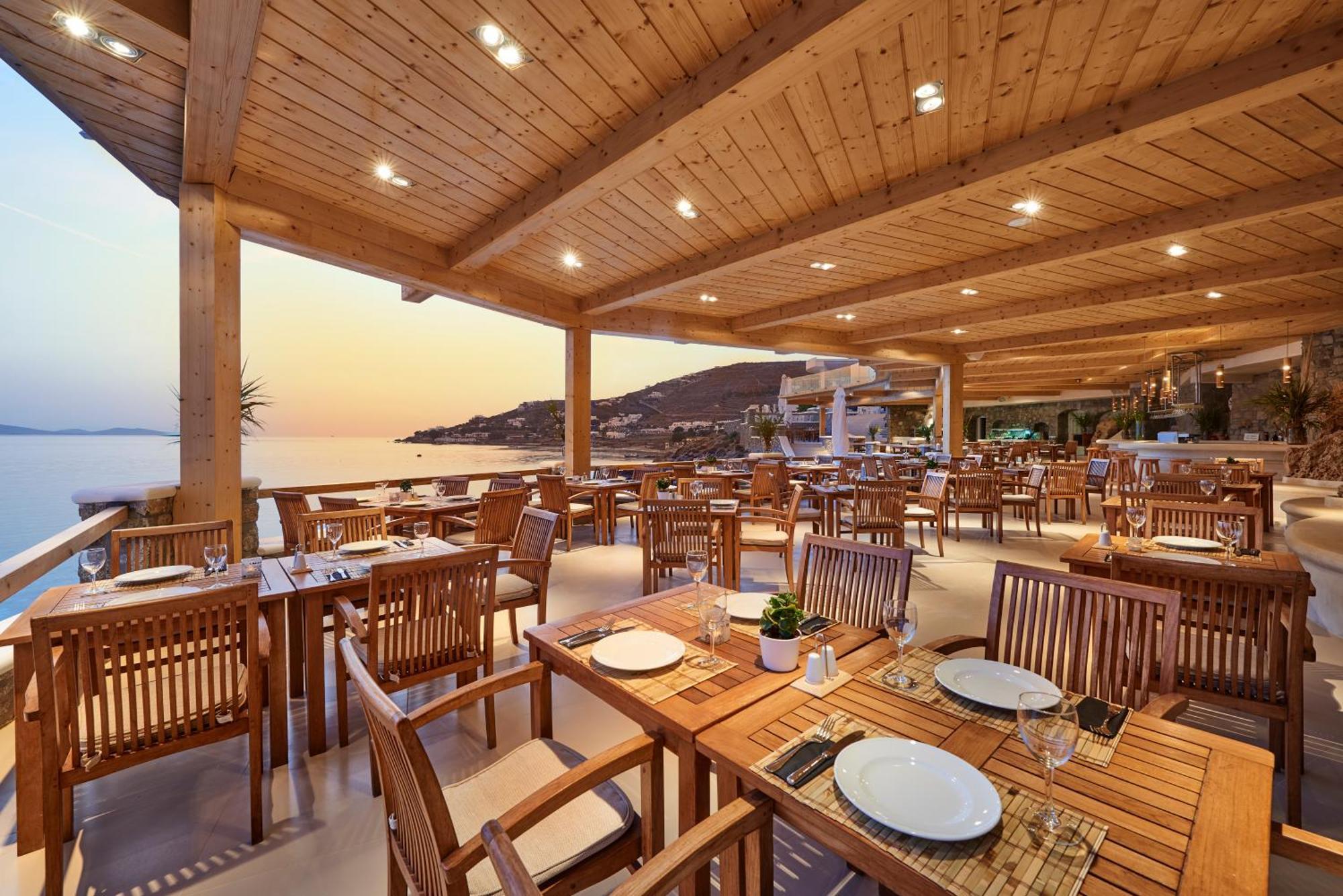 セント ジョン ホテル ヴィラズ ＆ スパ Agios Ioannis Diakoftis エクステリア 写真 Restaurant in Mykonos