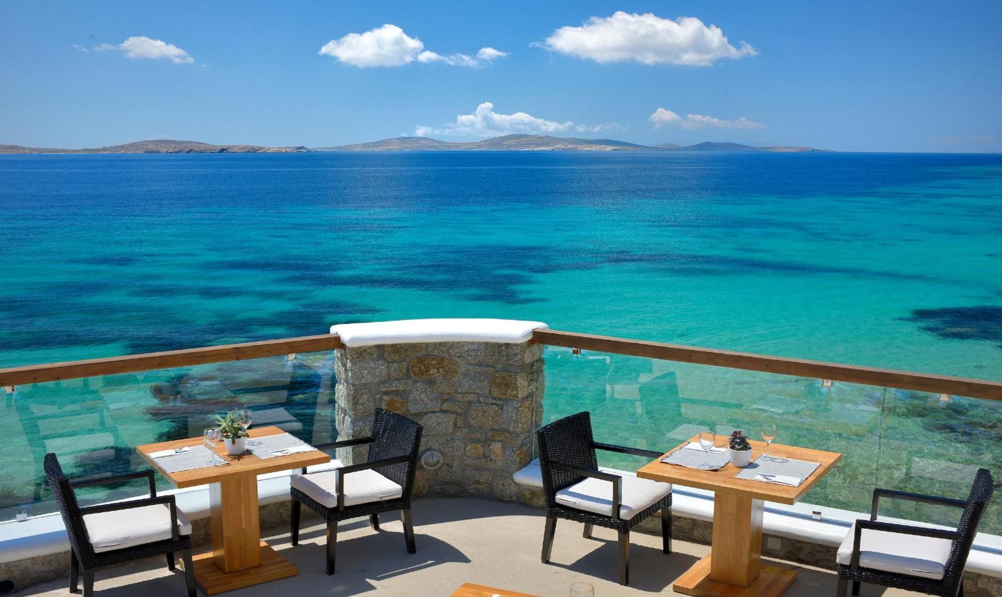 セント ジョン ホテル ヴィラズ ＆ スパ Agios Ioannis Diakoftis エクステリア 写真 View from the hotel