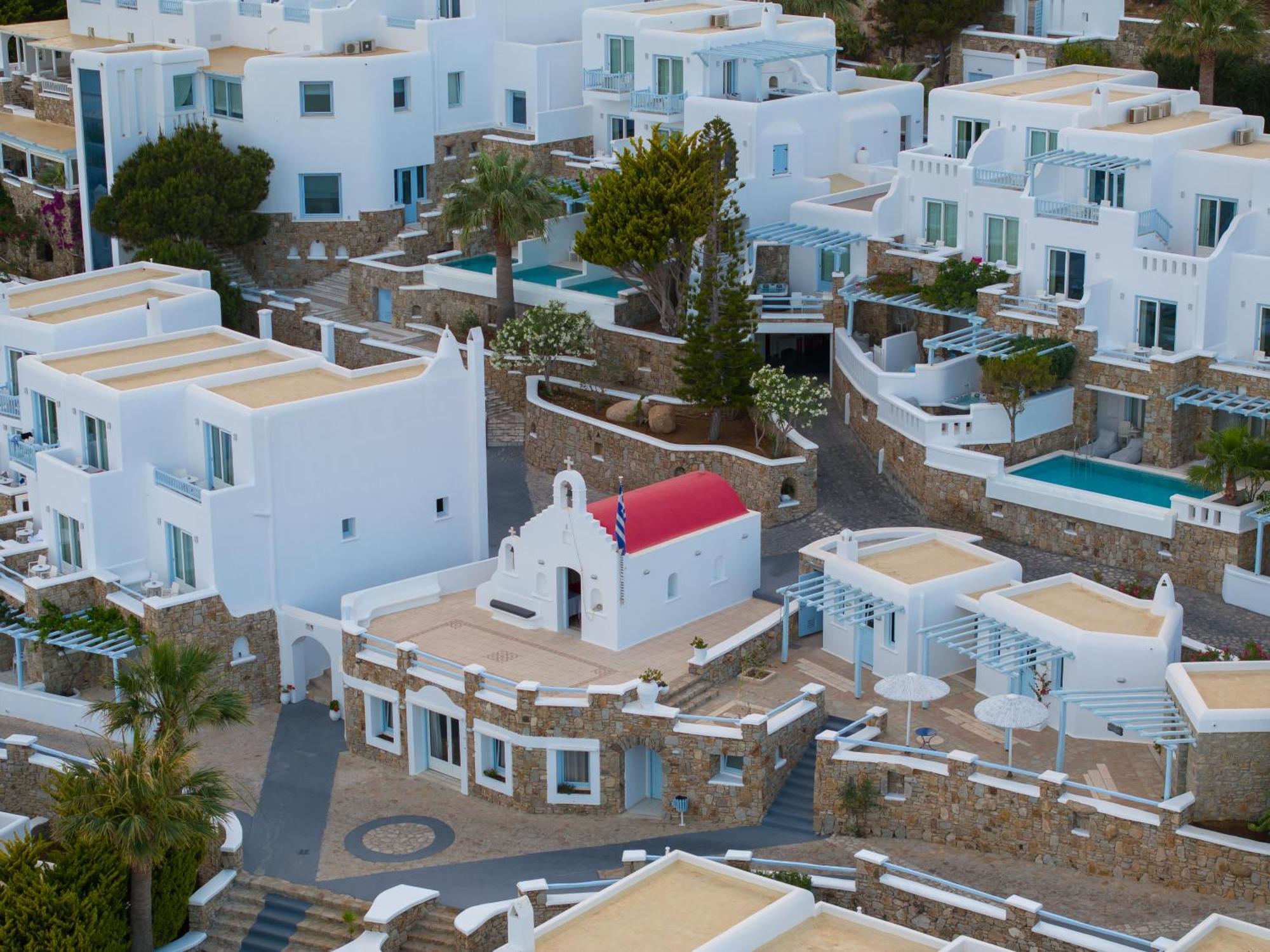セント ジョン ホテル ヴィラズ ＆ スパ Agios Ioannis Diakoftis エクステリア 写真 Mykonos
